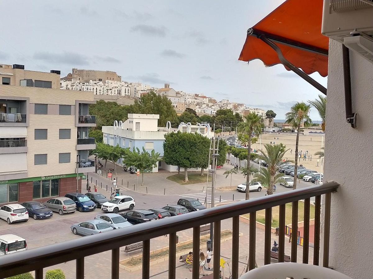 Apartamento Con Aire Acondicionado De Tres Dormitorios En El Centro Y Junto A La Playa Peñíscola Exteriör bild