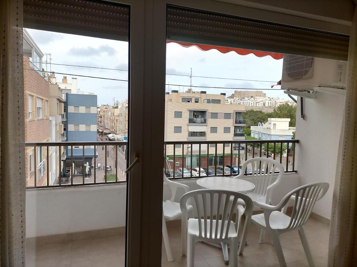 Apartamento Con Aire Acondicionado De Tres Dormitorios En El Centro Y Junto A La Playa Peñíscola Exteriör bild